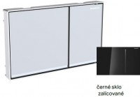 Ovládací talčítko Geberit Sigma60 sklo černé   115.640.SJ.1